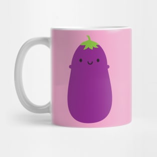 Kawaii Eggplant Aubergine Mug